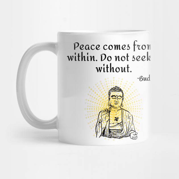 Peace comes from within - Buddha quote by Underthespell